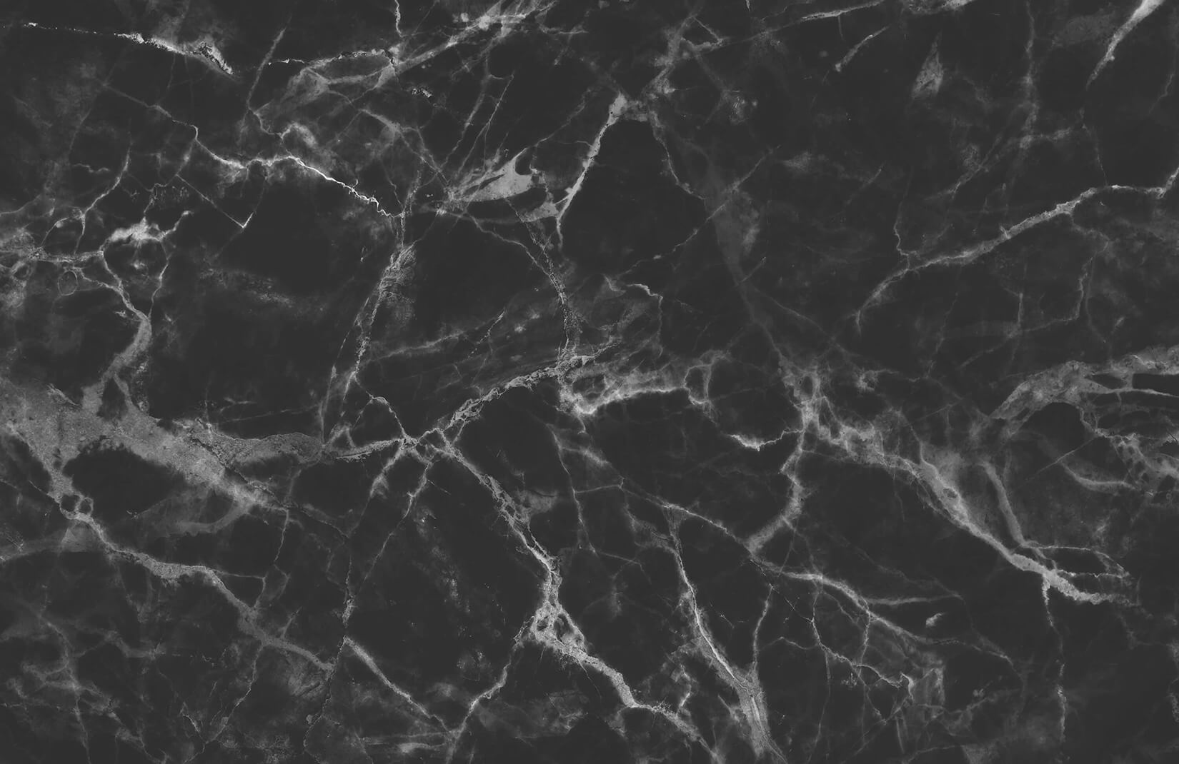 Schwarzer Marmor, Graue Adern, Marmortextur, Breitbild, HD, Hintergrund für den Desktop