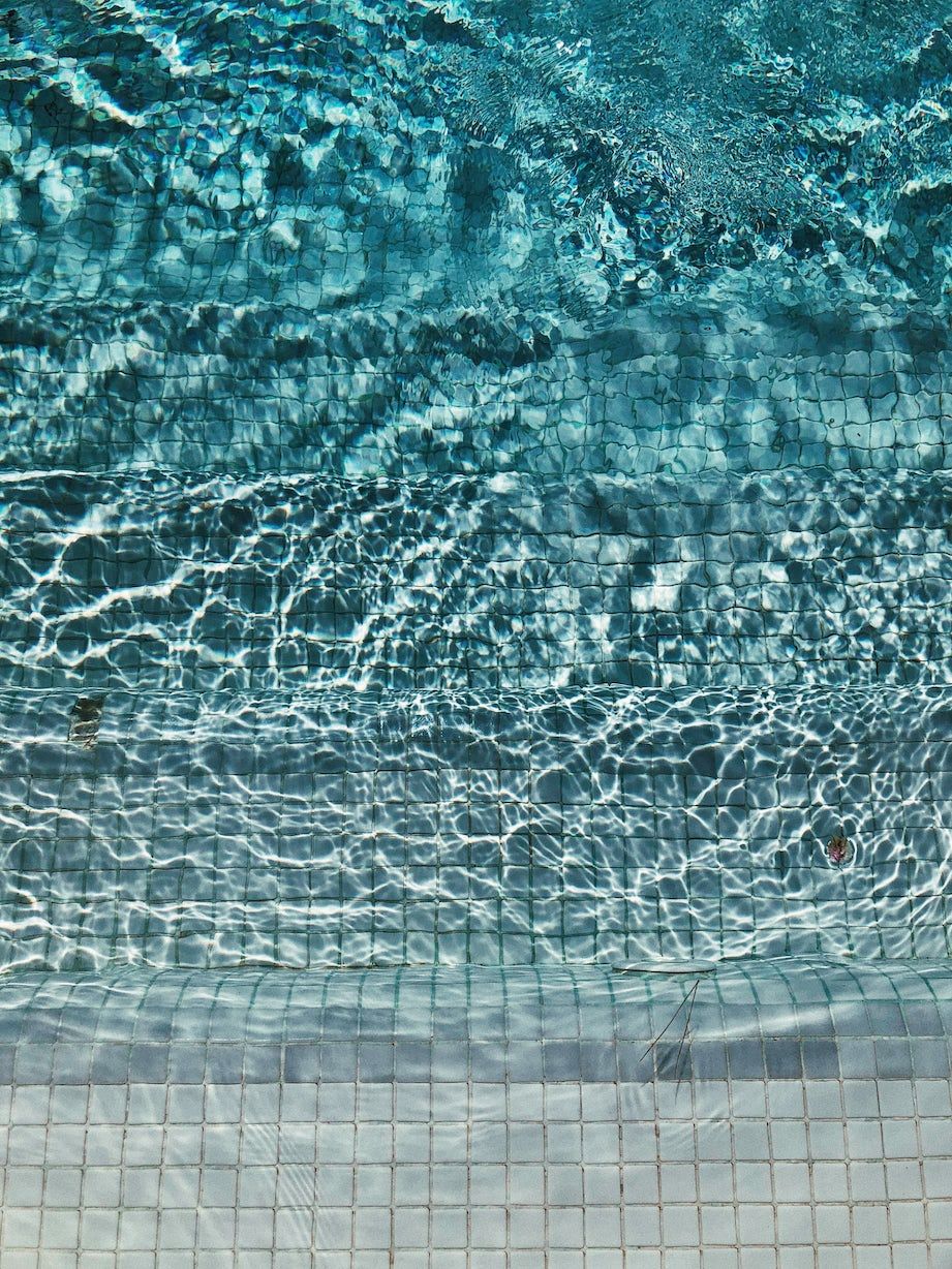 Wasseroberfläche, Pool, Türkis, Lichtreflexe, Textur, HD, Hintergrundbild fürs Tablet
