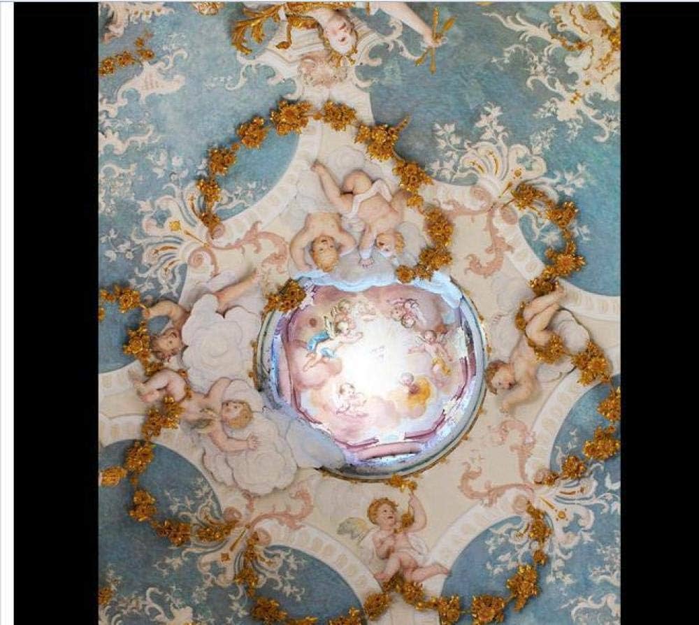 Deckengemälde, Barock, Putten, Ornamente, Gold, Hintergrundbild für iPad und Tablet