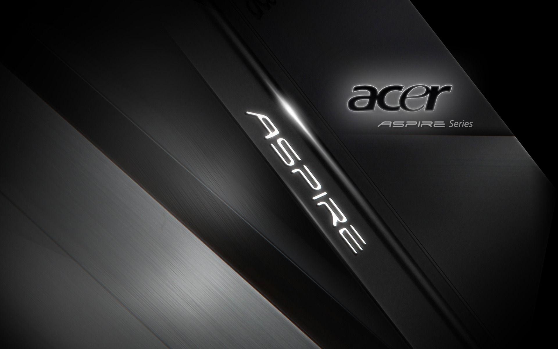 Acer Aspire, Acer, Metalloptik, Schwarz, Minimalistisch, Full HD, PC-Hintergrundbild
