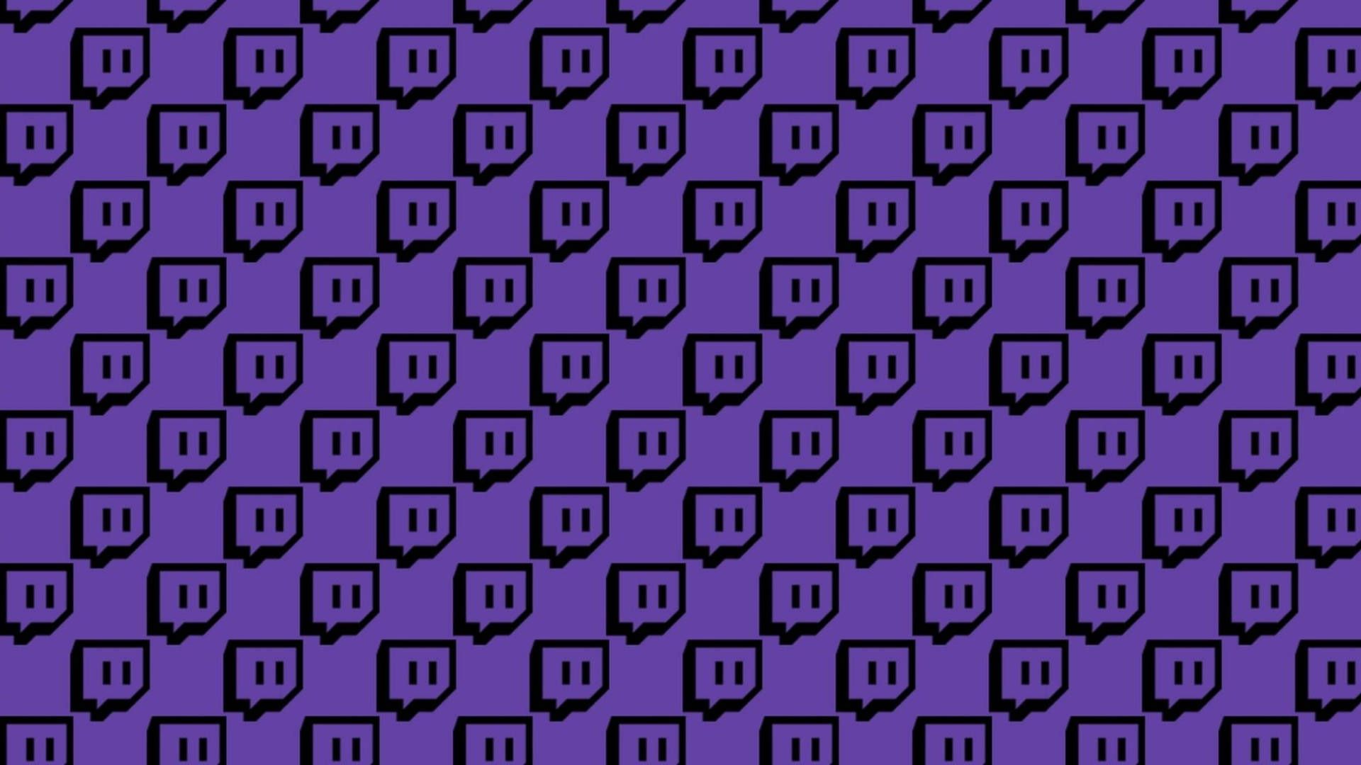 Twitch, Logo, Muster, Lila, 1920x1080, Full-HD-Hintergrundbild für PC