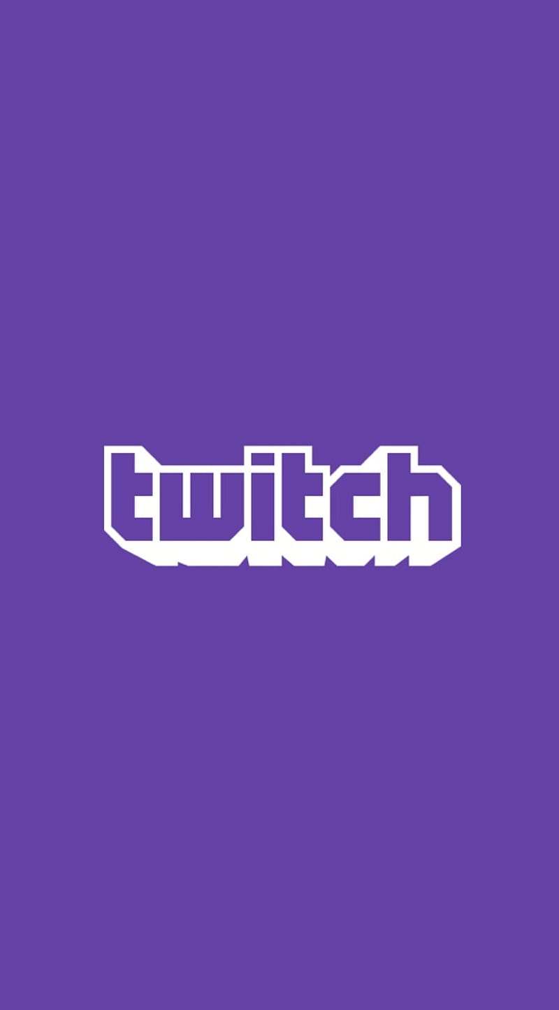 Twitch, Logo, Lila Hintergrund, Minimalistisch, HD, Sperrbildschirm fürs iPhone