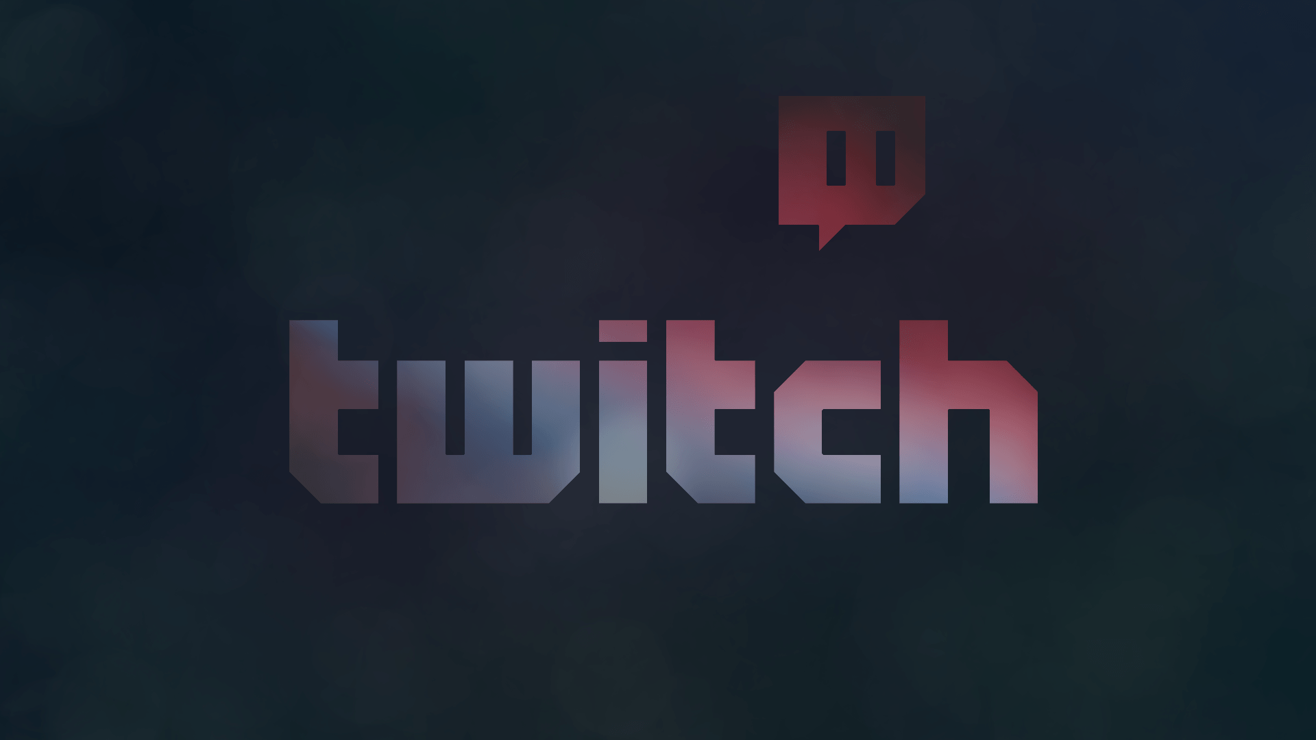 Twitch, Schriftzug, Logo, Dunkel, Full HD, Desktop-Hintergrund für Windows