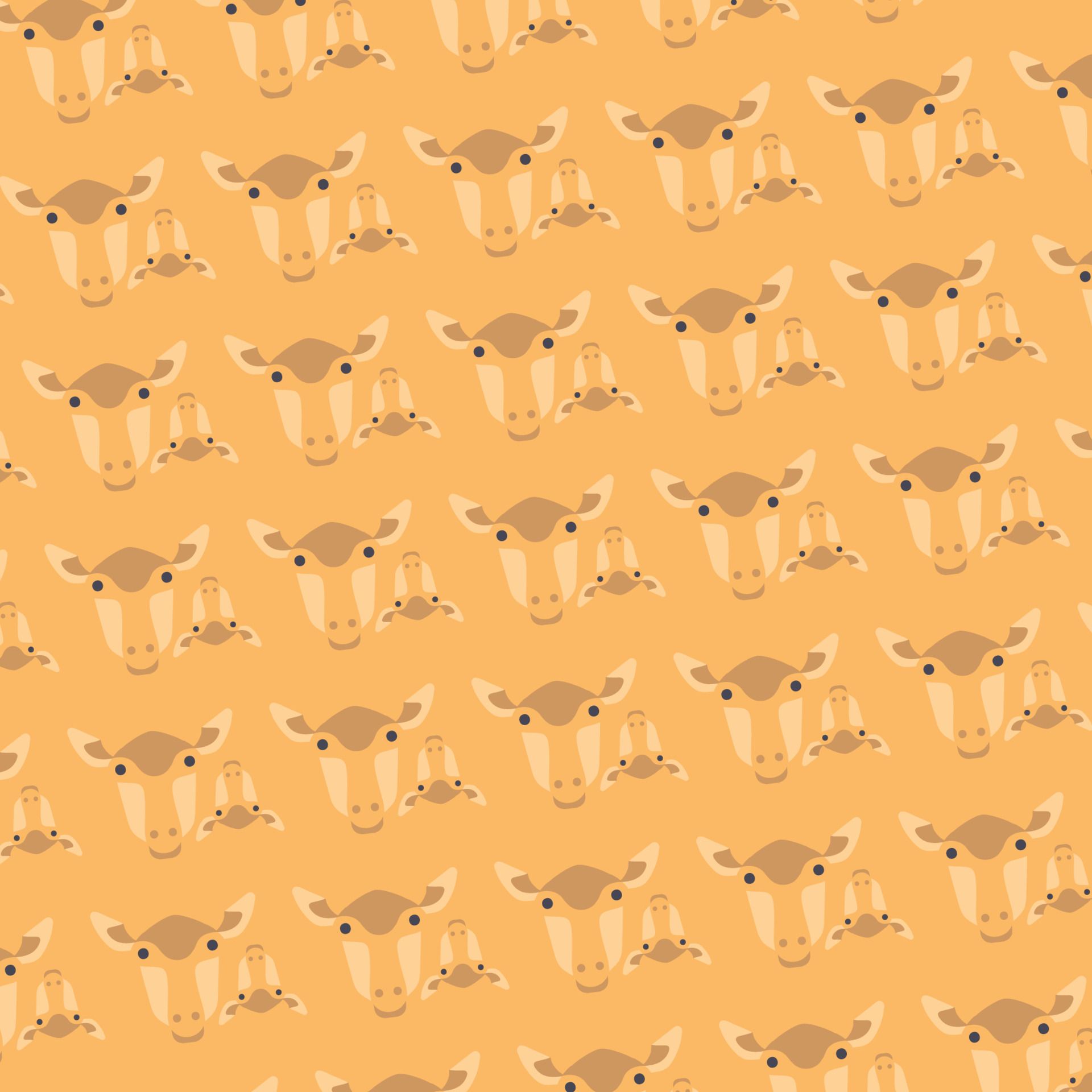 Kamele, Muster, Illustration, Orange Hintergrund, Minimalismus, Full HD Wallpaper