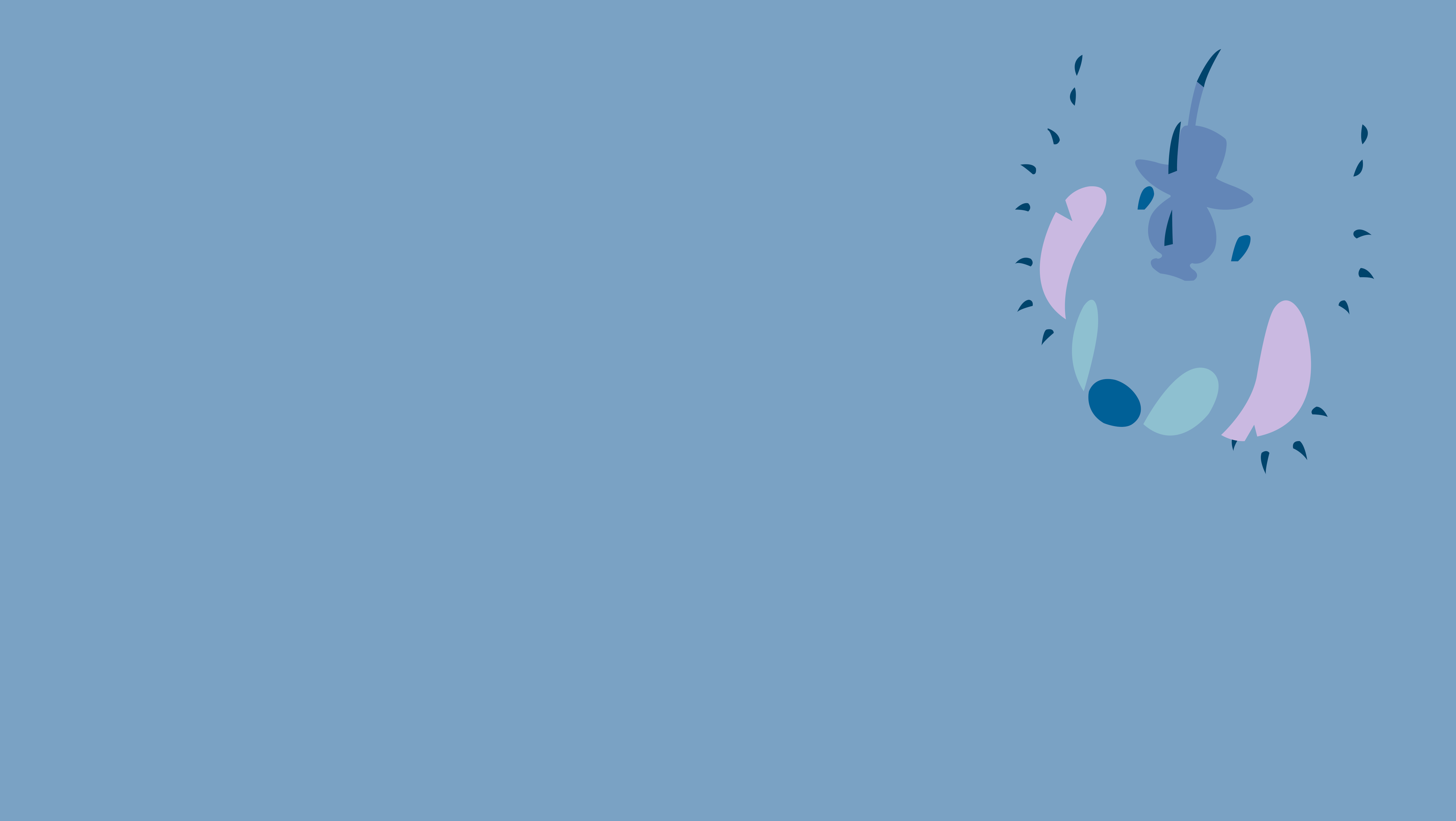 Stitch, Graublau, Minimalismus, Klein, 16:9, 5K-Hintergrundbild für den Desktop