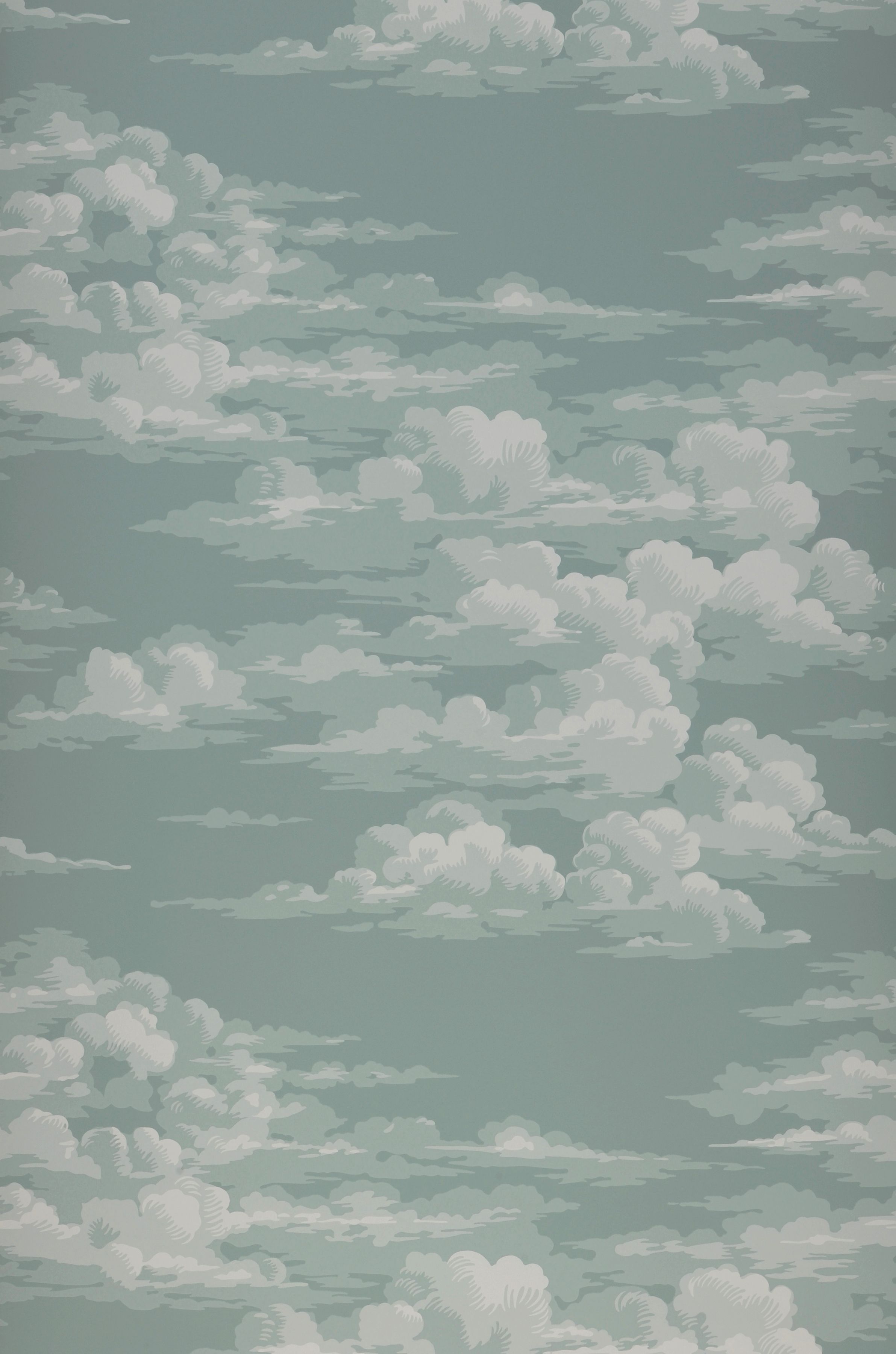Wolken, Wolkenmuster, Graugrün, Himmel, QHD+, Sperrbildschirm fürs iPhone