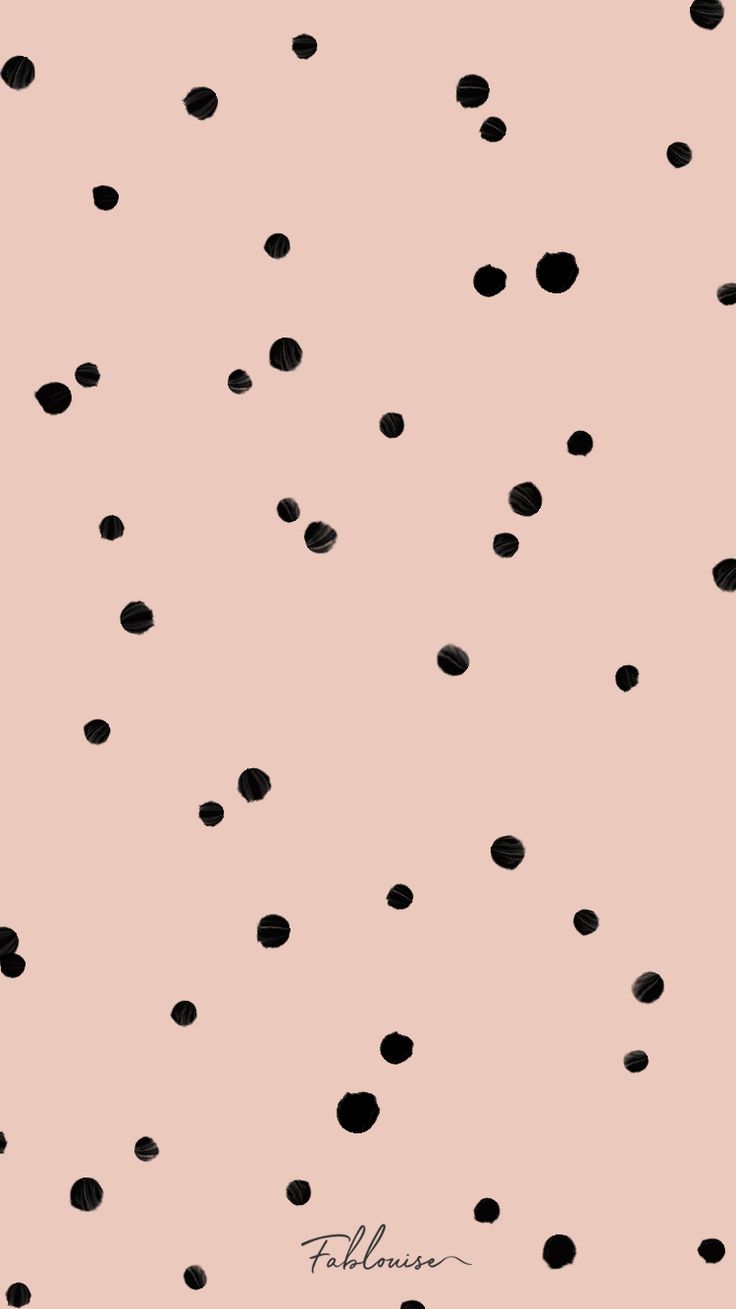 Punkte, Pfirsichfarben, Muster, Minimalistisch, HD, Sperrbildschirm fürs iPhone