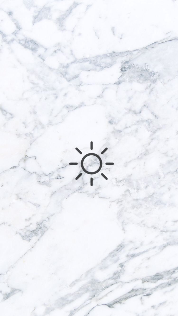 Sonne, Icon, Marmor, Weiß, Minimalistisch, Hochformat, Hintergrundbild fürs Smartphone