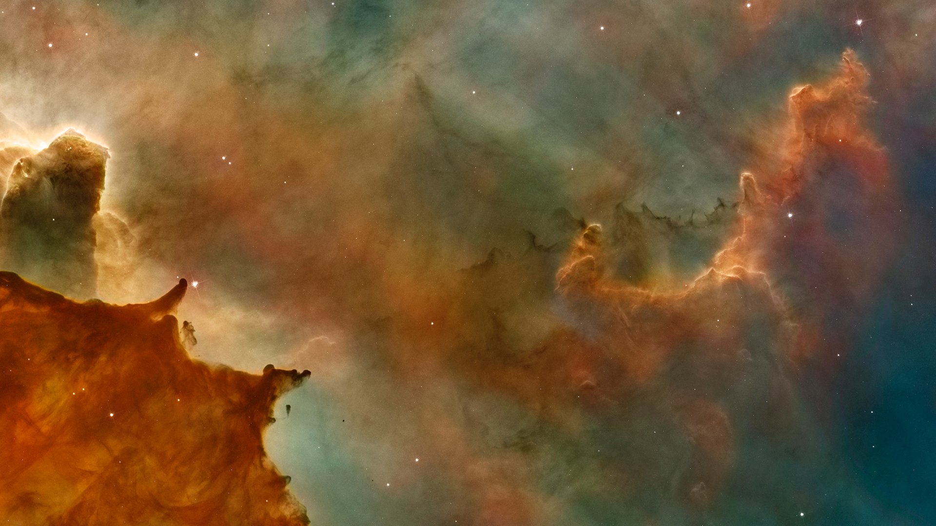 Carinanebel, Nebel, Weltall, Sterne, Hubble, Full HD, Desktop-Hintergrund für Windows