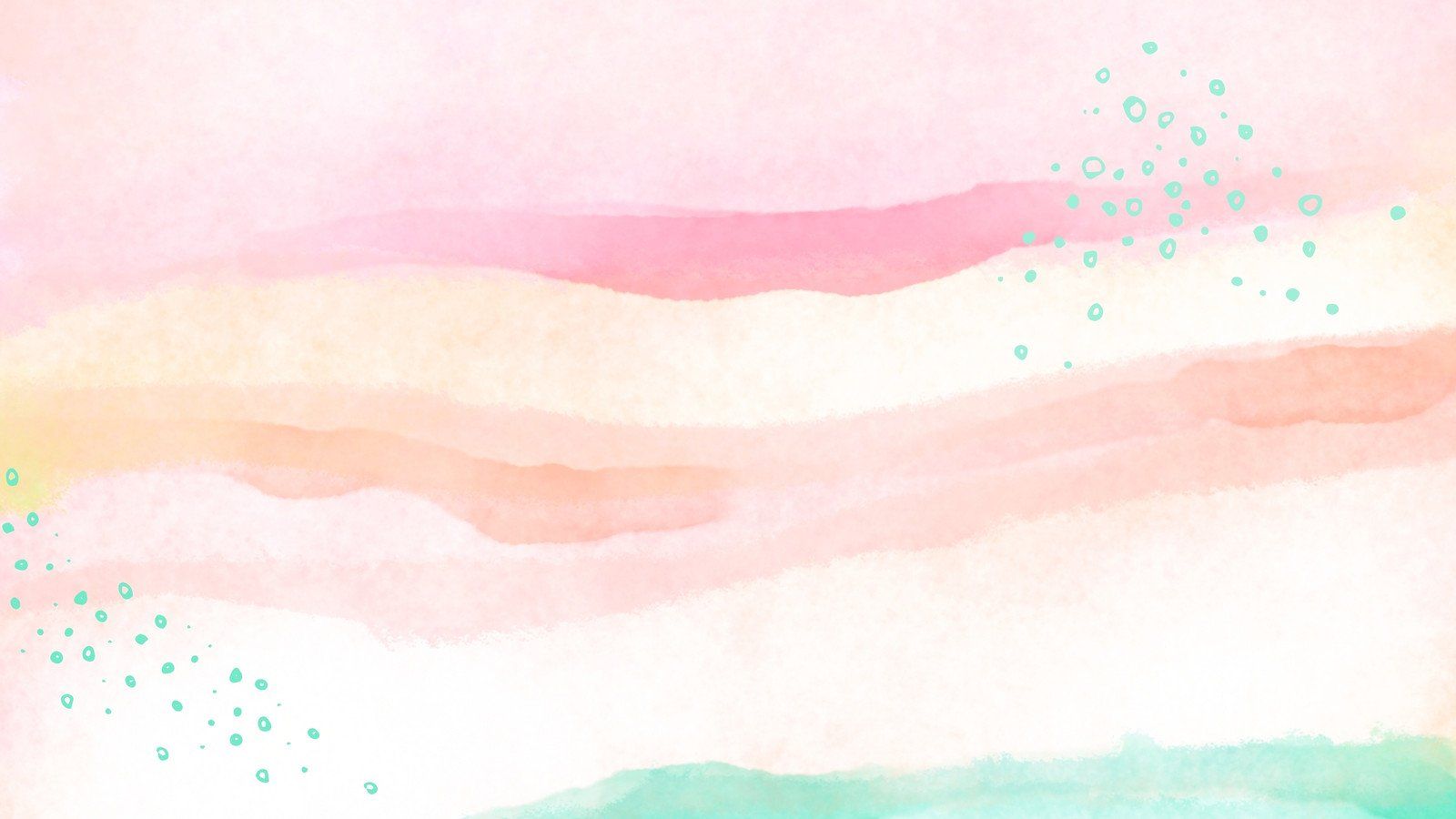 Aquarell, Pastell, Abstrakt, Rosa, Türkis, HD, Hintergrundbild für den PC