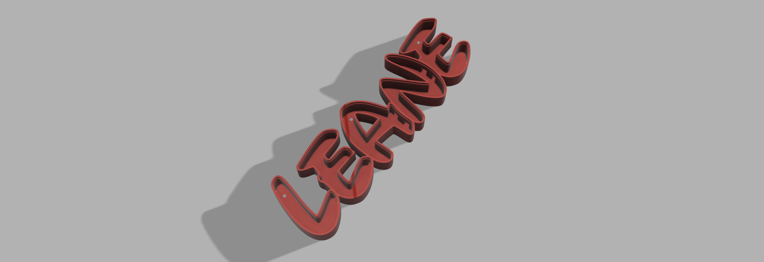 Leave, 3D-Schrift, Rot, Grauer Hintergrund, Typografie, Full HD Wallpaper