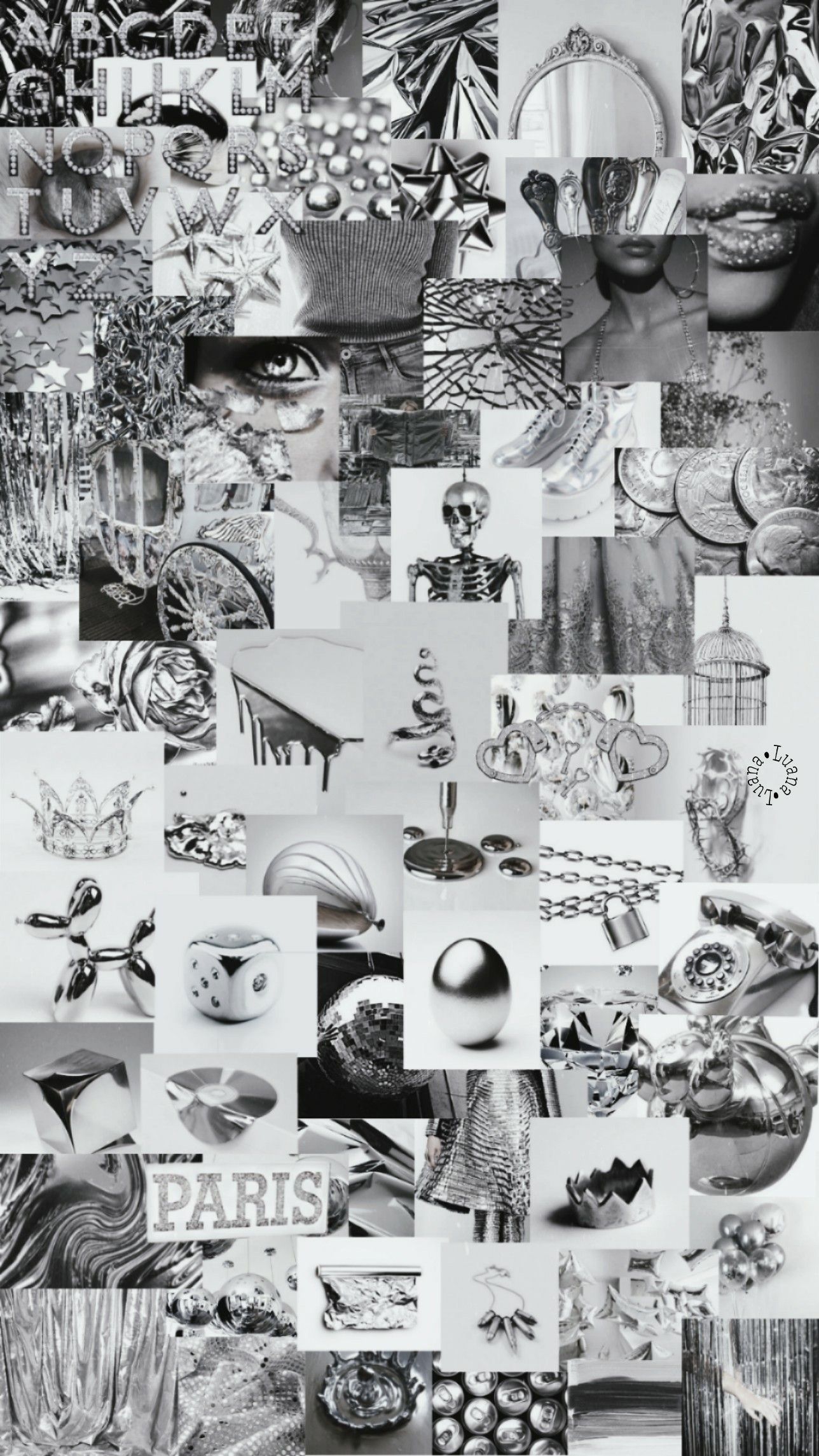 Collage, Schwarz-Weiß, Ästhetik, Fotowand, Full HD, Handy-Hintergrund im Hochformat