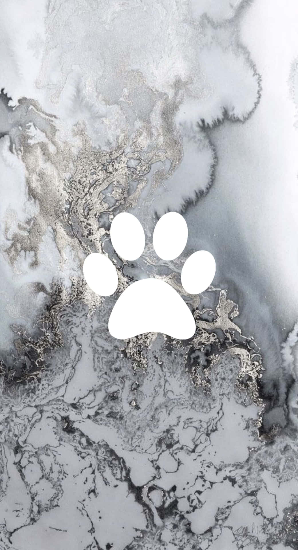 Pfote, Marmor, Silber, Weiß, Abstrakt, HD, Handy-Hintergrund im Hochformat