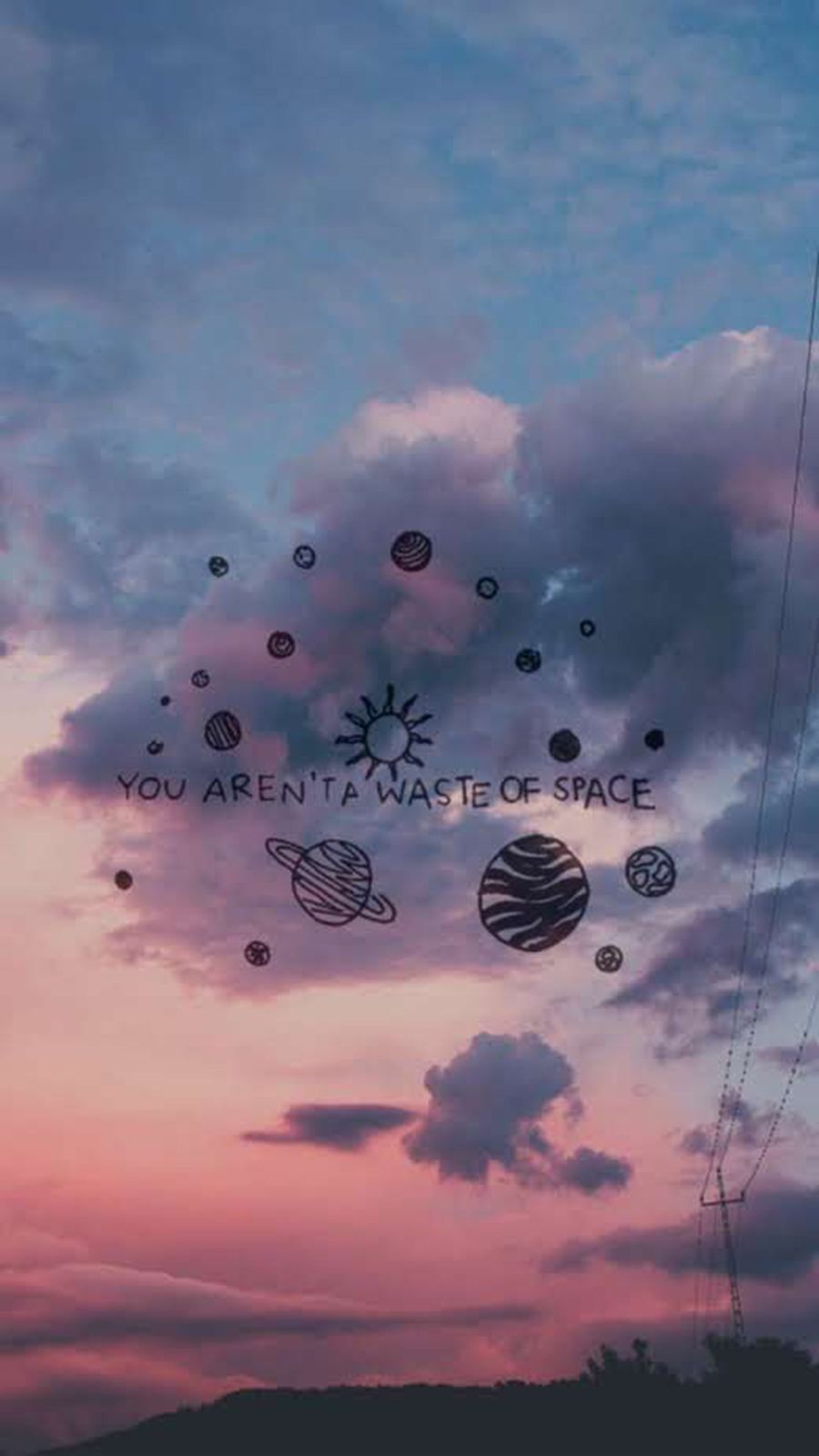 Sonnenuntergang, Wolken, Planeten, Himmel, Ästhetik, HD, Handy-Hintergrund im Hochformat