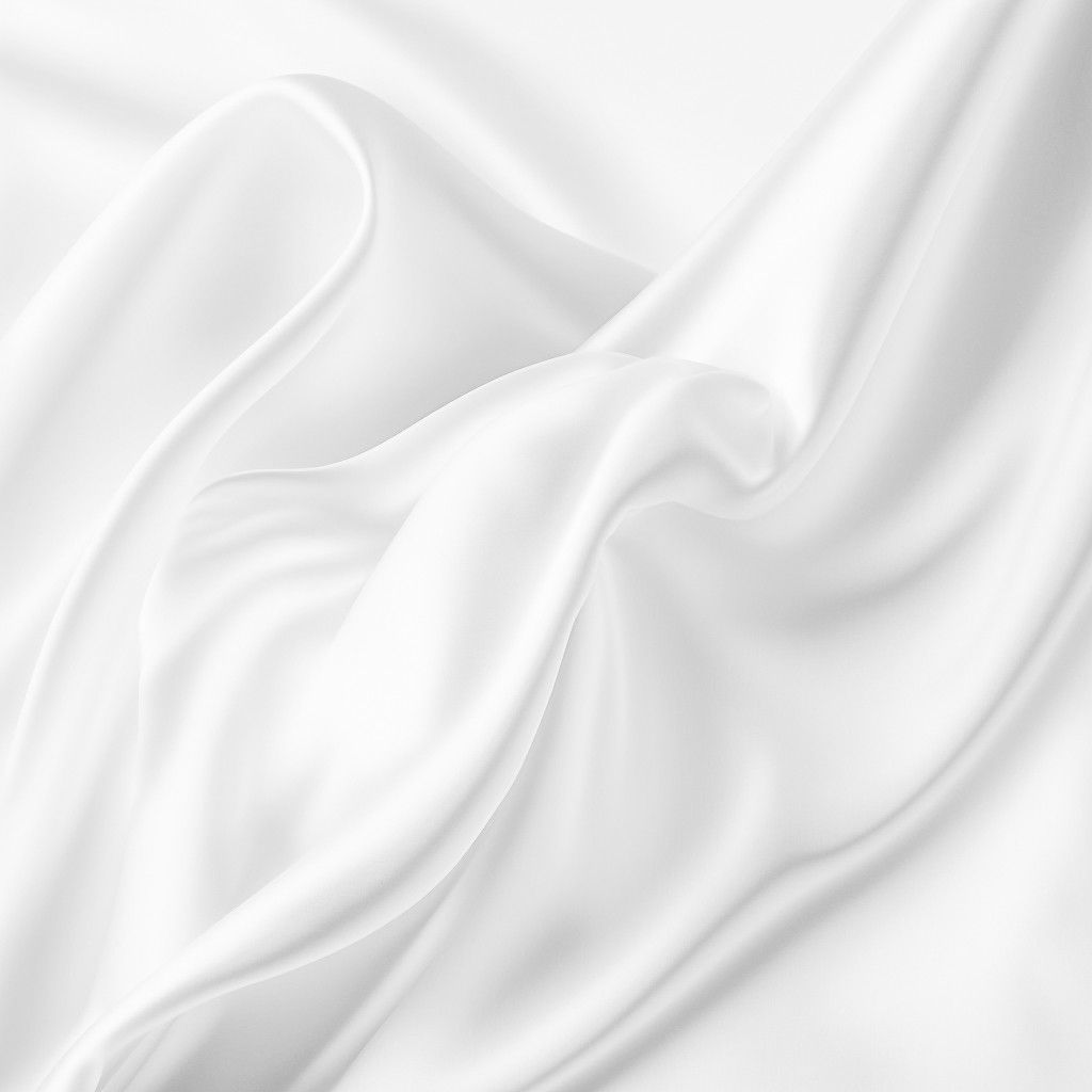 Weiße Seide, Stofffalten, Satin, Elegant, Textur, Hintergrundbild für iPad und Tablet
