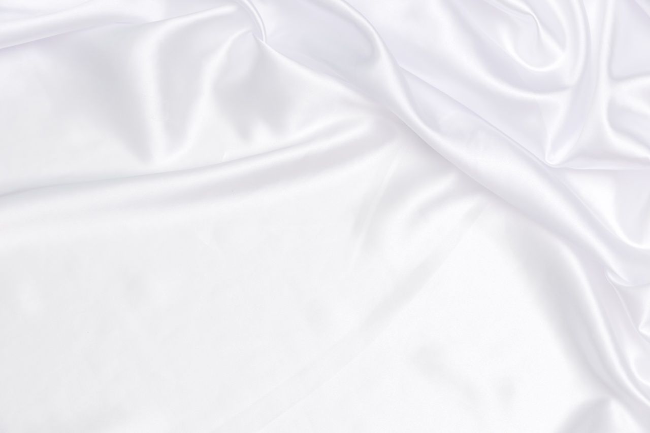 Weißer Satin, Stofffalten, Seide, Elegant, Hell, HD, Hintergrundbild für den PC
