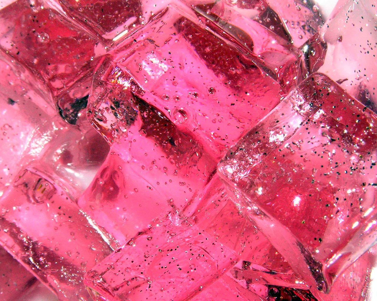 Eiswürfel, Rote Flüssigkeit, Getränk, Makro, Pink, HD, Hintergrundbild für den PC