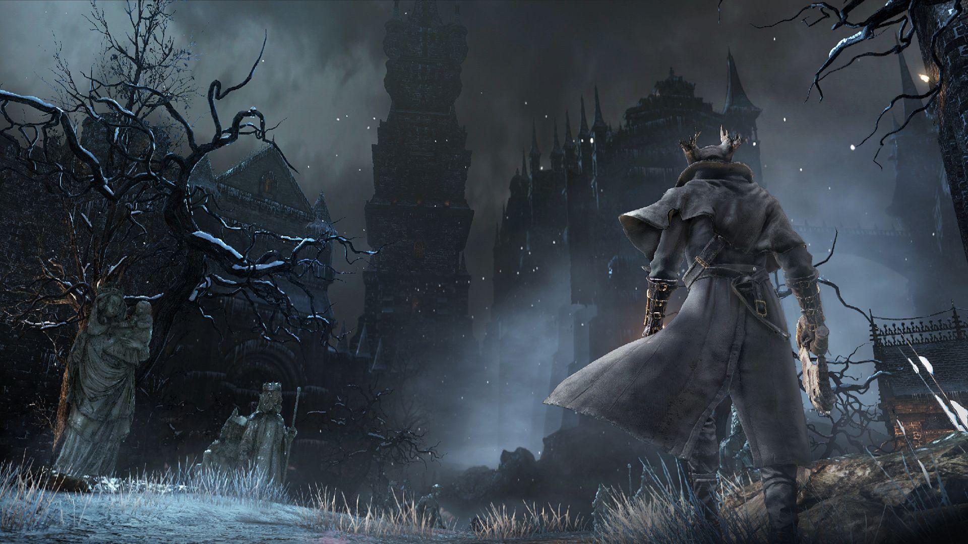 Dark Souls III, Abgrundwächter, Gotische Ruinen, Kälte, Ritter, Full HD, PC-Hintergrundbild