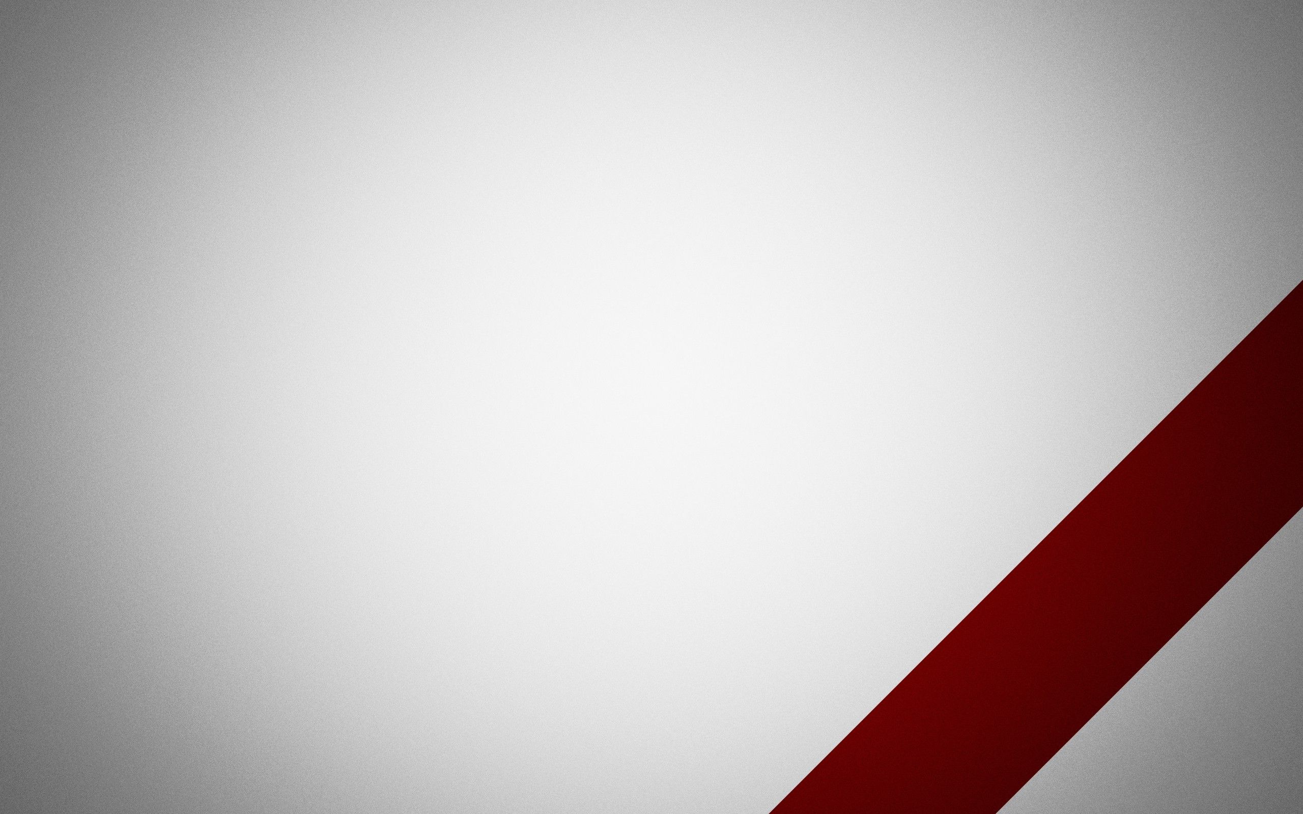 Grauer Verlauf, Rotes Band, Vignette, Minimalistisch, Diagonale, 2K, PC-Hintergrundbild
