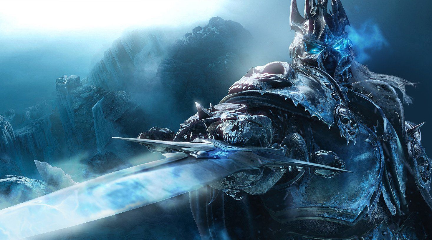 Lichkönig, Frostgram, World of Warcraft, Eis, Nahaufnahme, HD-Hintergrundbild für PC