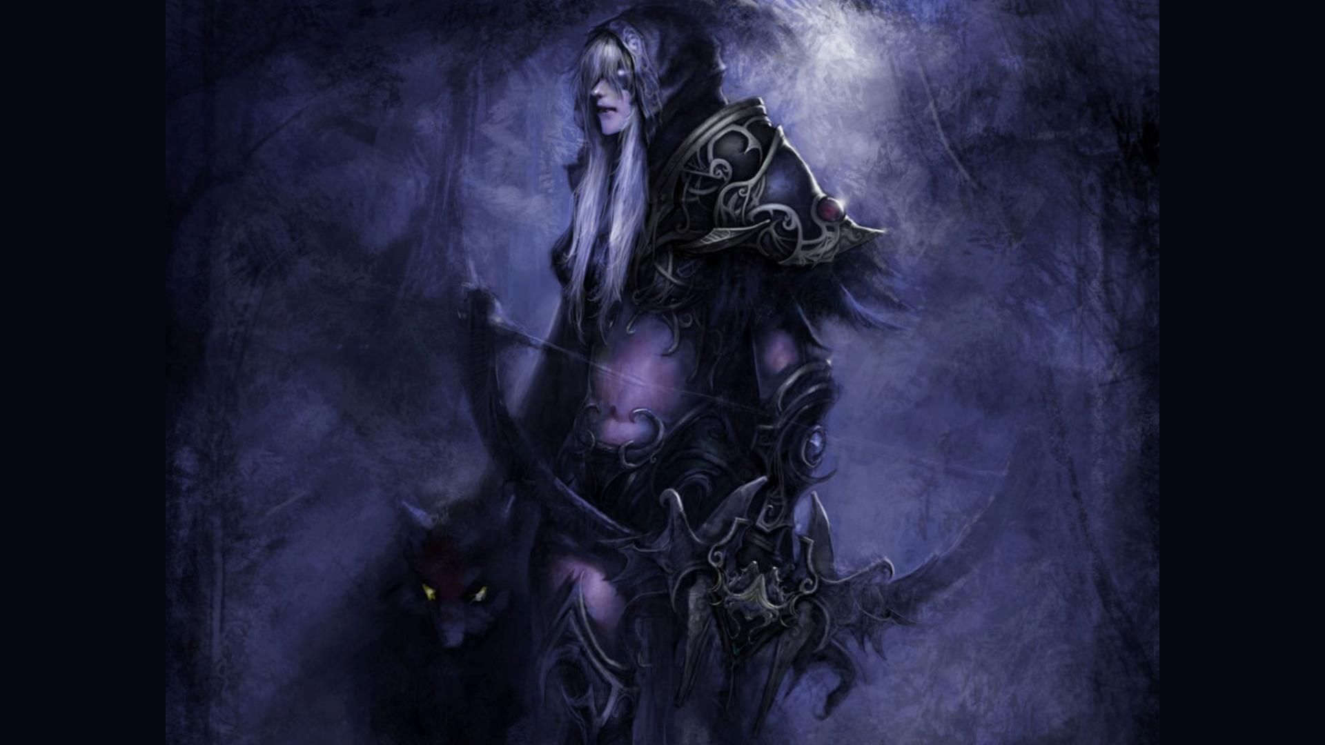 Untote, Kapuze, Dunkel, Lila Töne, Fantasy, 16:9, Full-HD-Hintergrundbild für den Desktop