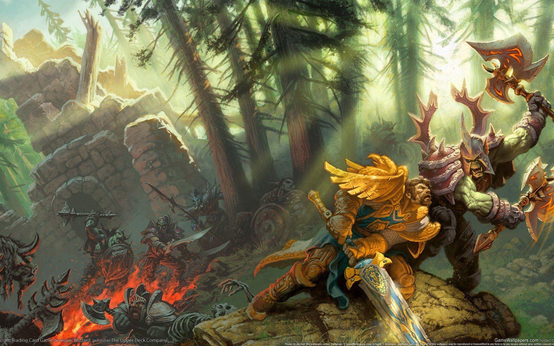 Troll, Kampf, Dschungel, World of Warcraft, Grüne Töne, 16:10, Full-HD-Hintergrundbild für den Desktop