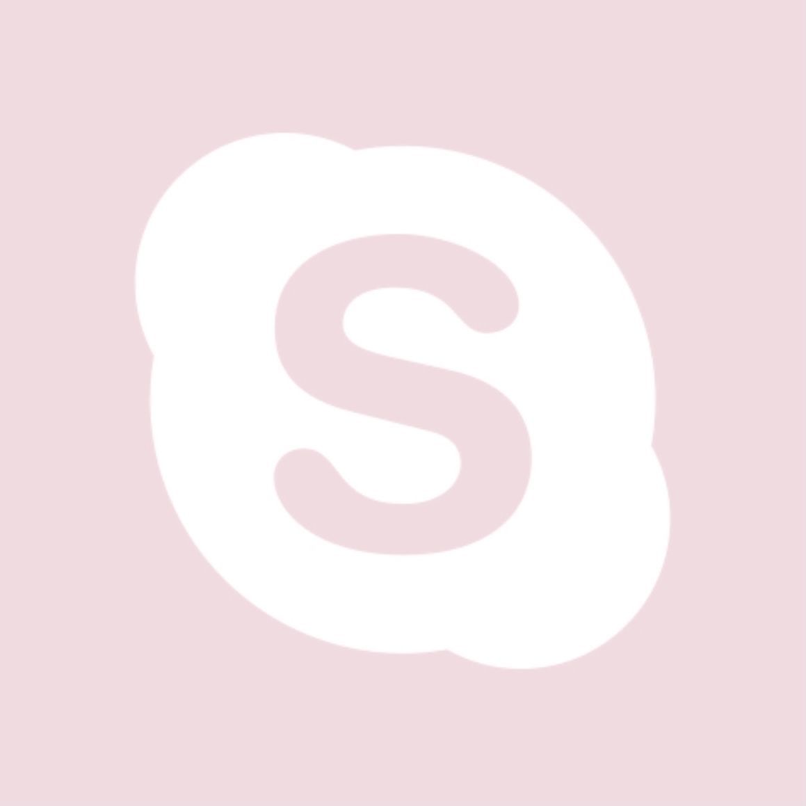 Skype, Logo, Rosa Hintergrund, Pastellfarben, Minimalistisch, Wallpaper