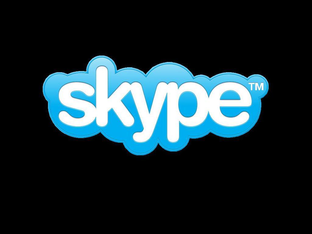 Skype, Schriftzug, Logo, Schwarzer Hintergrund, Microsoft, Wallpaper