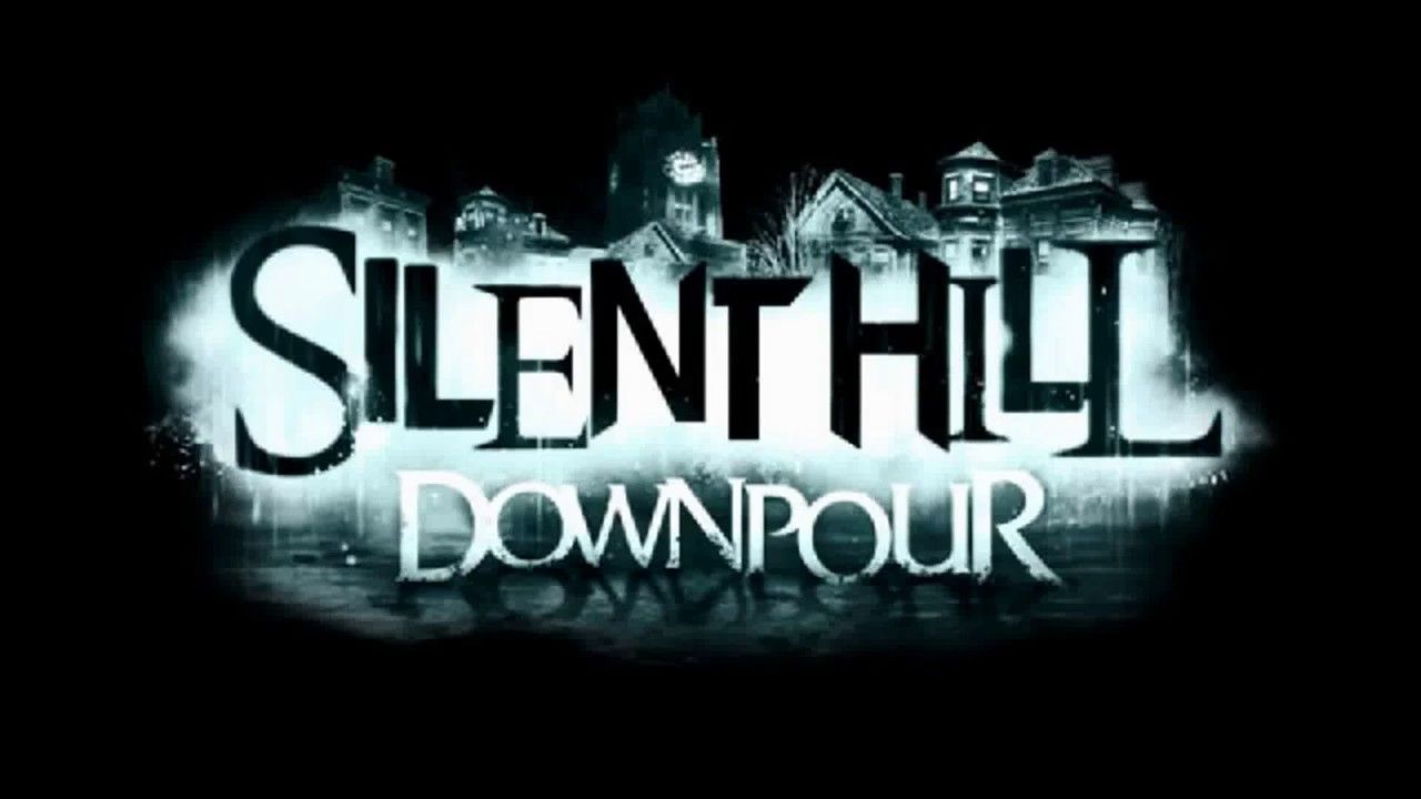 Silent Hill: Downpour, Logo, Schwarzer Hintergrund, Schriftzug, HD Wallpaper