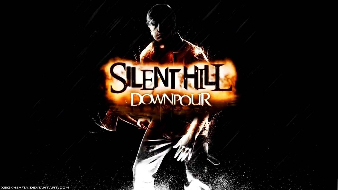 Silent Hill: Downpour, Logo, Murphy Pendleton, Schwarzer Hintergrund, HD Wallpaper