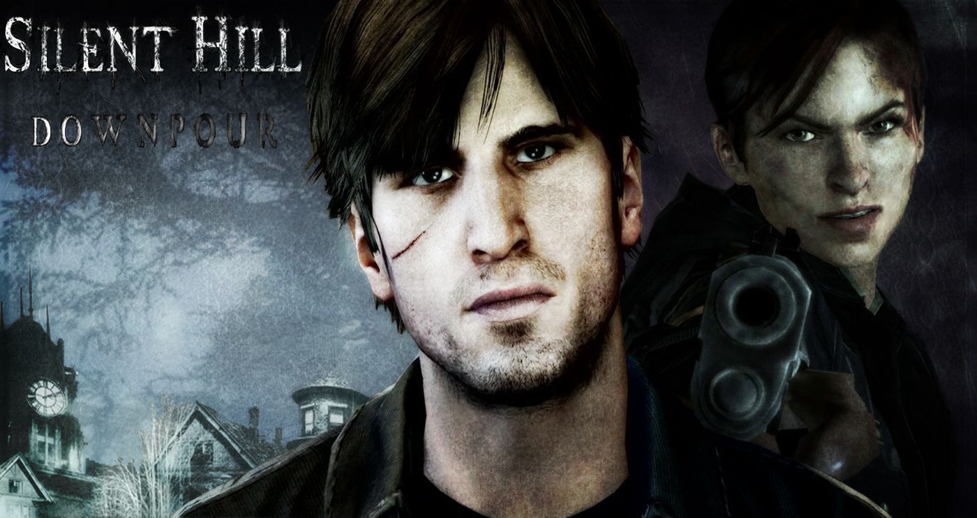 Silent Hill: Downpour, Murphy Pendleton, Anne Cunningham, Pistole, Logo, HD, Laptop-Hintergrundbild