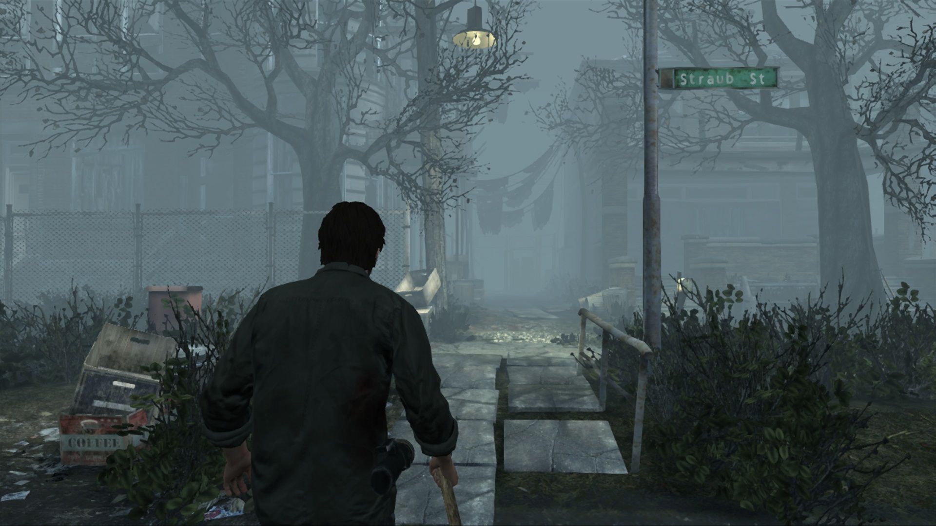 Murphy Pendleton, Silent Hill: Downpour, Straße, Nebel, Gameplay, Full HD, Breitbild-Hintergrundbild