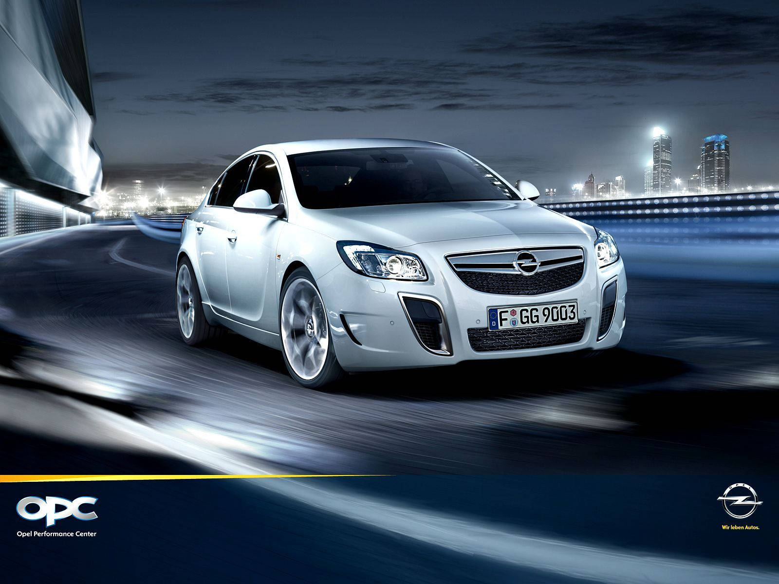 Opel Insignia OPC, OPC, Opel, Sportlimousine, Nacht, Hintergrundbild für iPad und Tablet