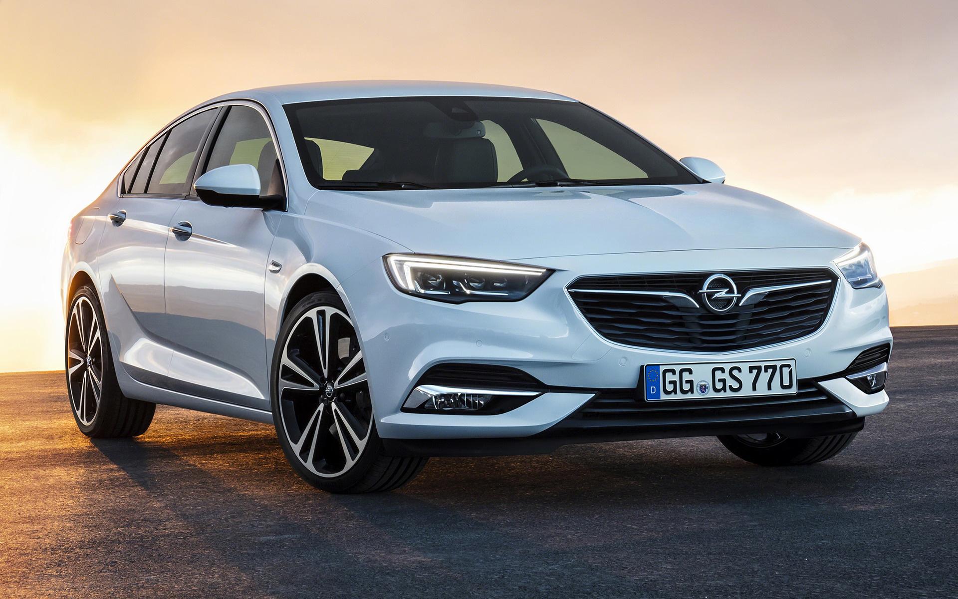 Opel Insignia Grand Sport, Opel, Limousine, Weiß, Frontansicht, Full HD, PC-Hintergrundbild