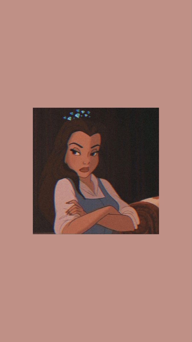 Belle, Die Schöne und das Biest, Altrosa, Disney, Hintergrundbild für iPhone und Android