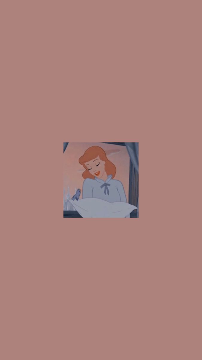 Disney-Prinzessin, Altrosa, Kleines Bild, Zeichentrick, Hochformat, Hintergrundbild fürs Smartphone