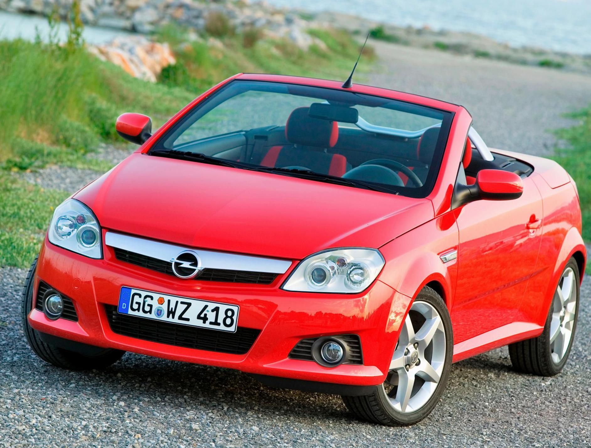 Opel Tigra TwinTop, Opel Tigra, Opel, Cabrio, Rot, HD, Hintergrundbild fürs Tablet