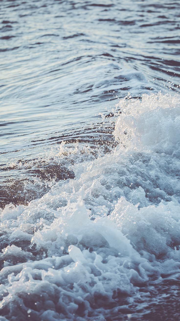 Brandung, Schaum, Meer, Blaugrau, HD, Hintergrundbild fürs Handy