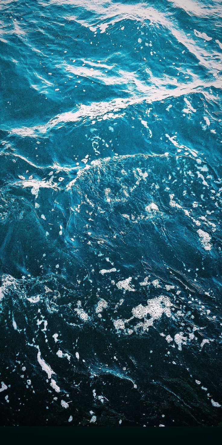 Ozean, Wasseroberfläche, Luftaufnahme, Dunkelblau, HD, Hintergrundbild fürs Handy