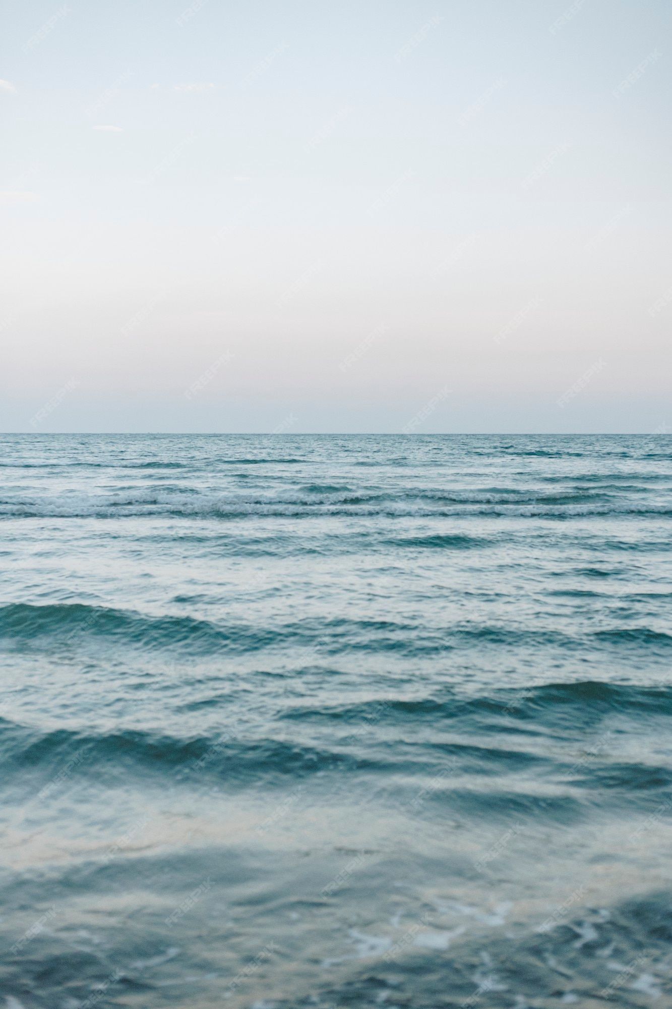 Meer, Horizont, Ruhige See, Grautöne, Minimalistisch, Full HD, Sperrbildschirm fürs iPhone