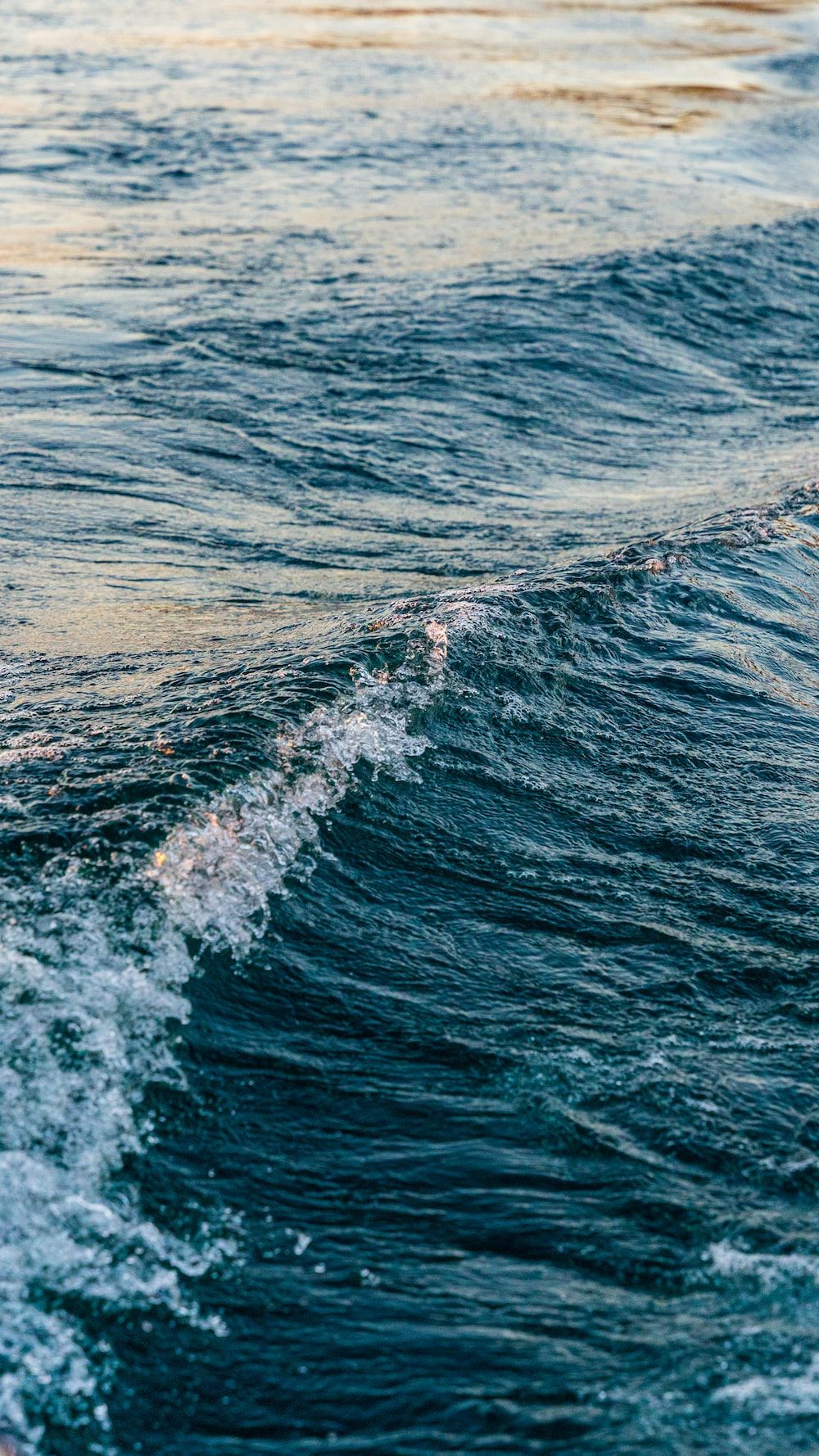 Meer, Wasseroberfläche, Schaum, Dunkelblau, HD, Sperrbildschirm fürs iPhone
