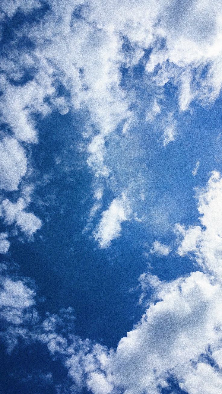 Schäfchenwolken, Blauer Himmel, Weiße Wolken, HD, Handy-Hintergrund im Hochformat