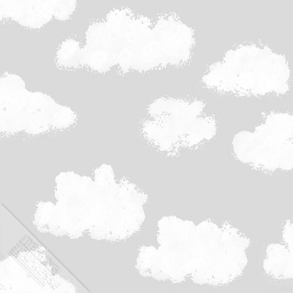 Wolken, Muster, Grauer Hintergrund, Weiß, Niedlich, Wallpaper