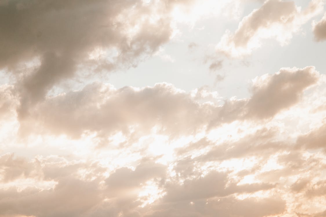 Wolken, Sonnenlicht, Gedämpfte Töne, Warmes Licht, Hintergrund