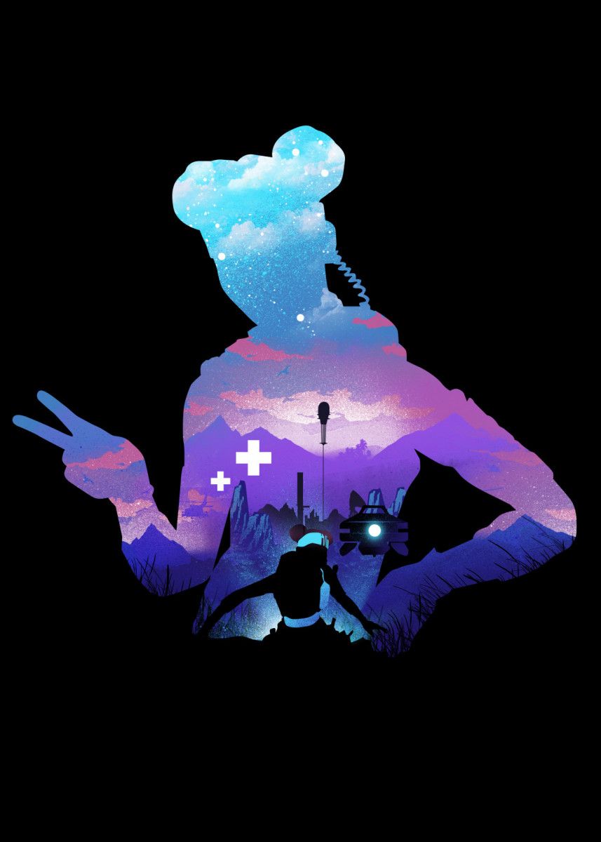 Silhouette, Doppelbelichtung, Nachthimmel, Peace-Zeichen, Schwarzer Hintergrund, HD Wallpaper