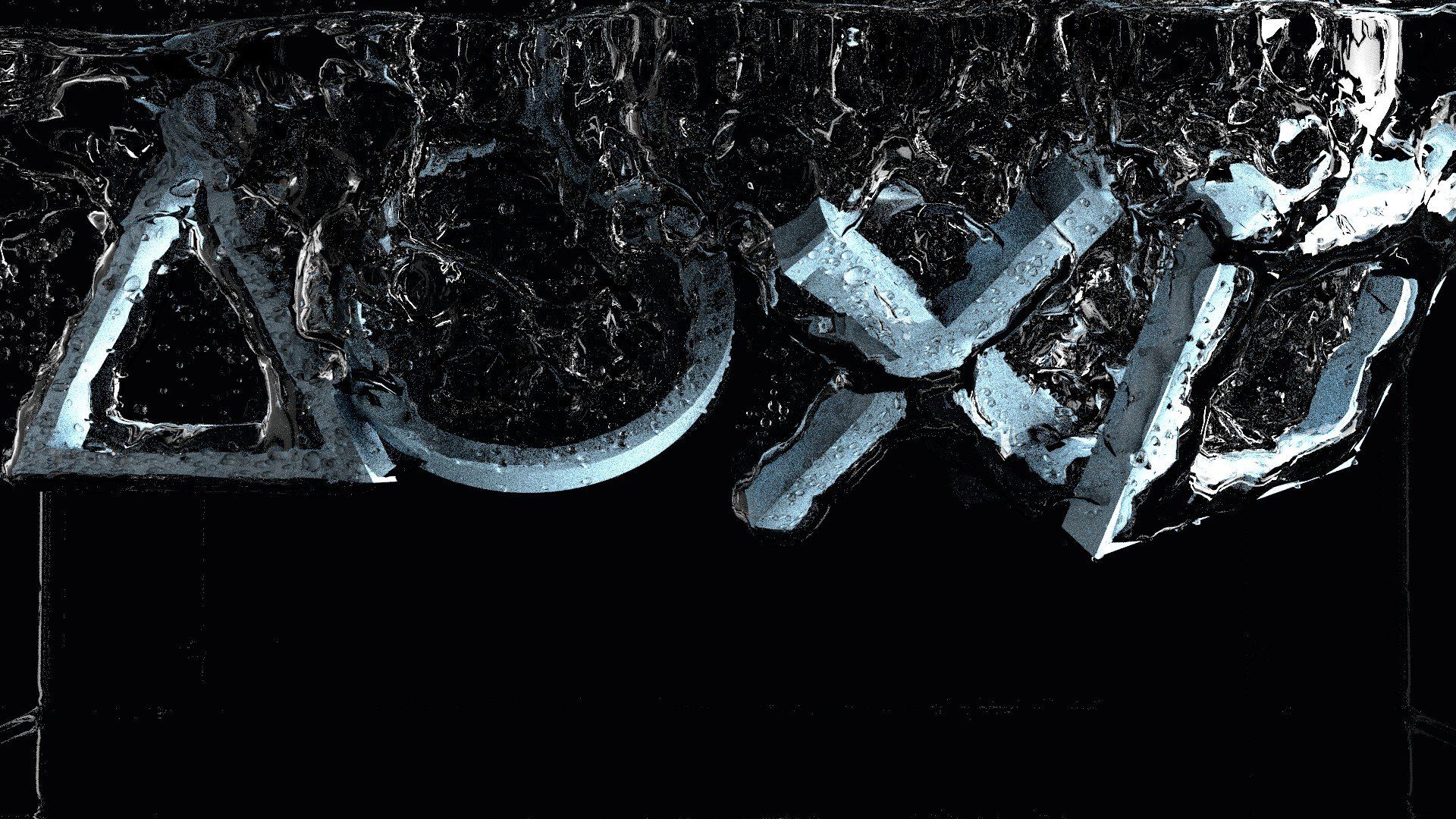 PlayStation-Symbole, Stein, Zerbrochen, 3D, Dunkel, Full HD, Desktop-Hintergrund für Windows