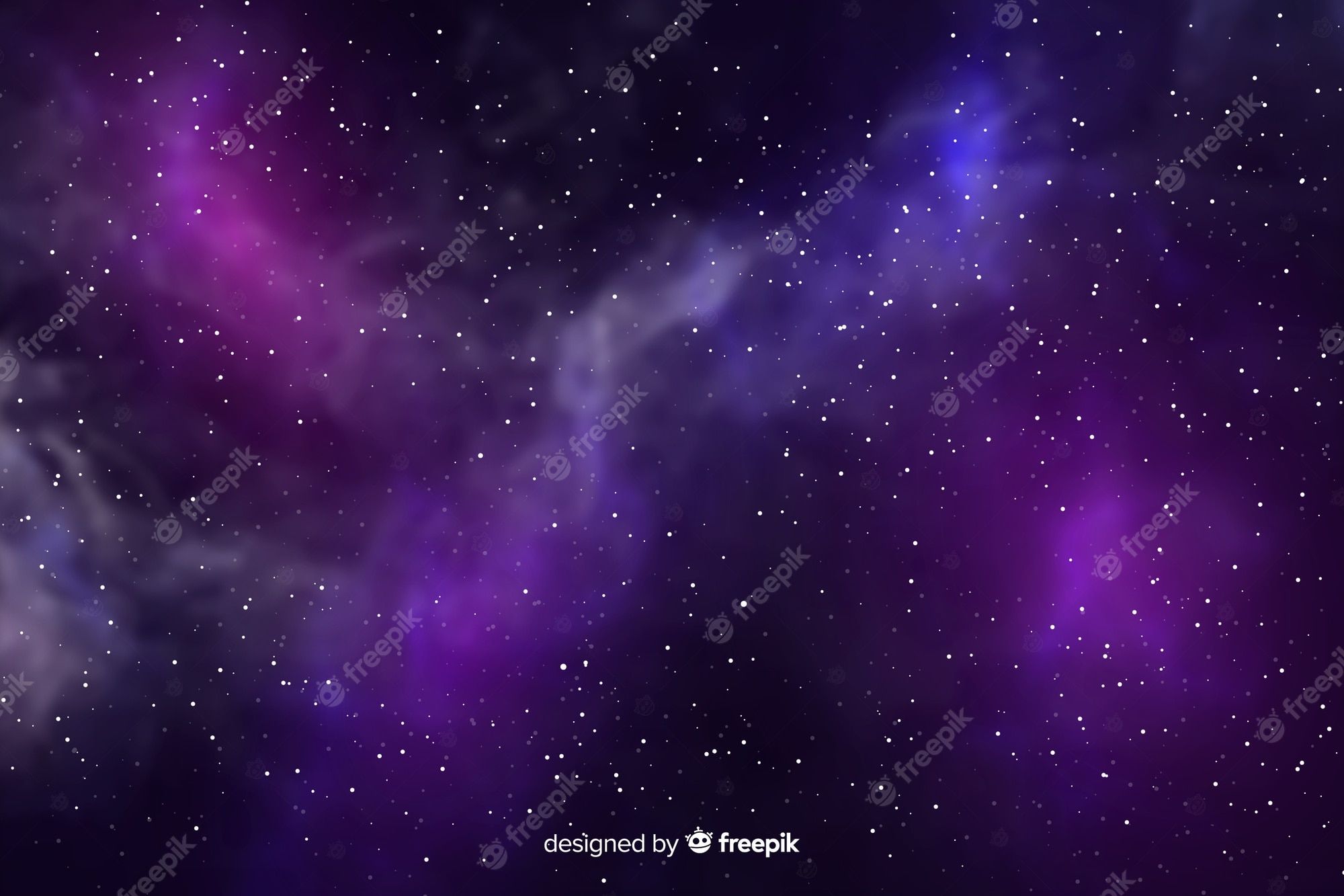 Nebel, Sternenhimmel, Lila, Dunkelblau, Kosmos, Full HD, Desktop-Hintergrund für Windows