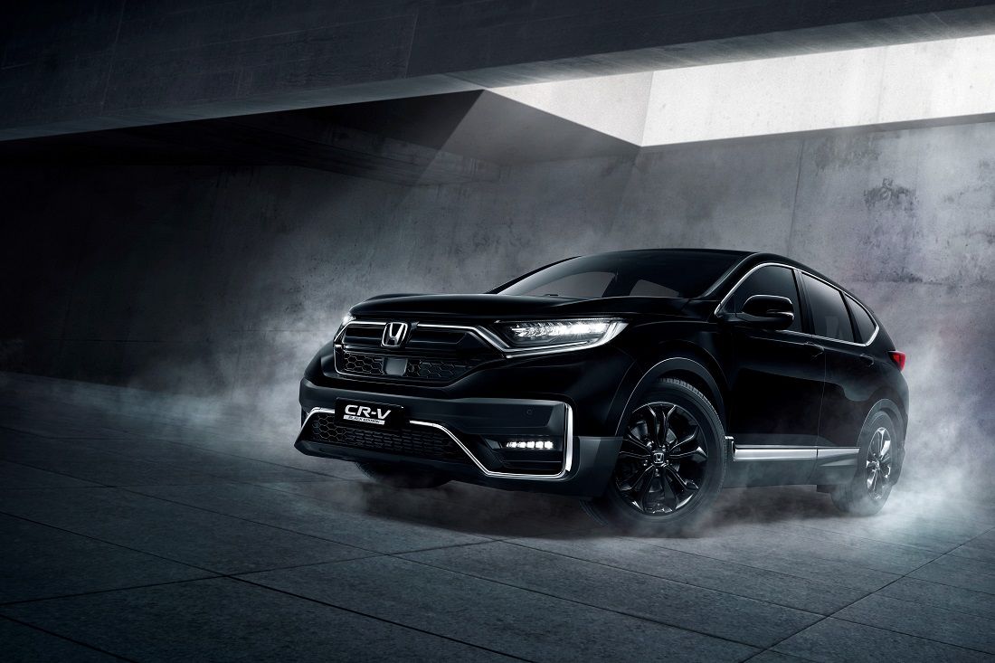 Honda CR-V Black Edition, Honda, Schwarzer SUV, Rauch, Dunkel, Hintergrundbild