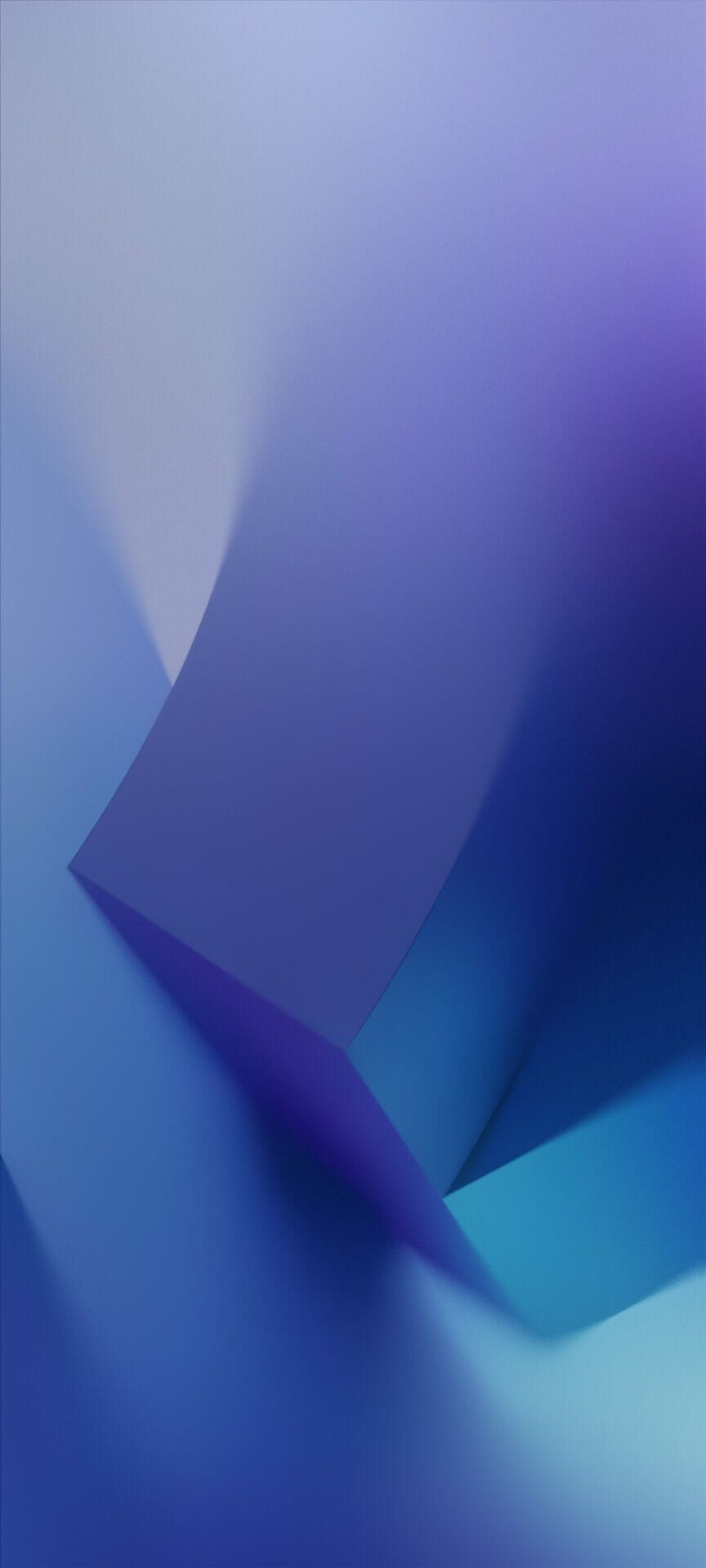 Abstrakt, Farbverlauf, Blau und Lila, Geometrie, Hochformat, Hintergrundbild fürs Smartphone