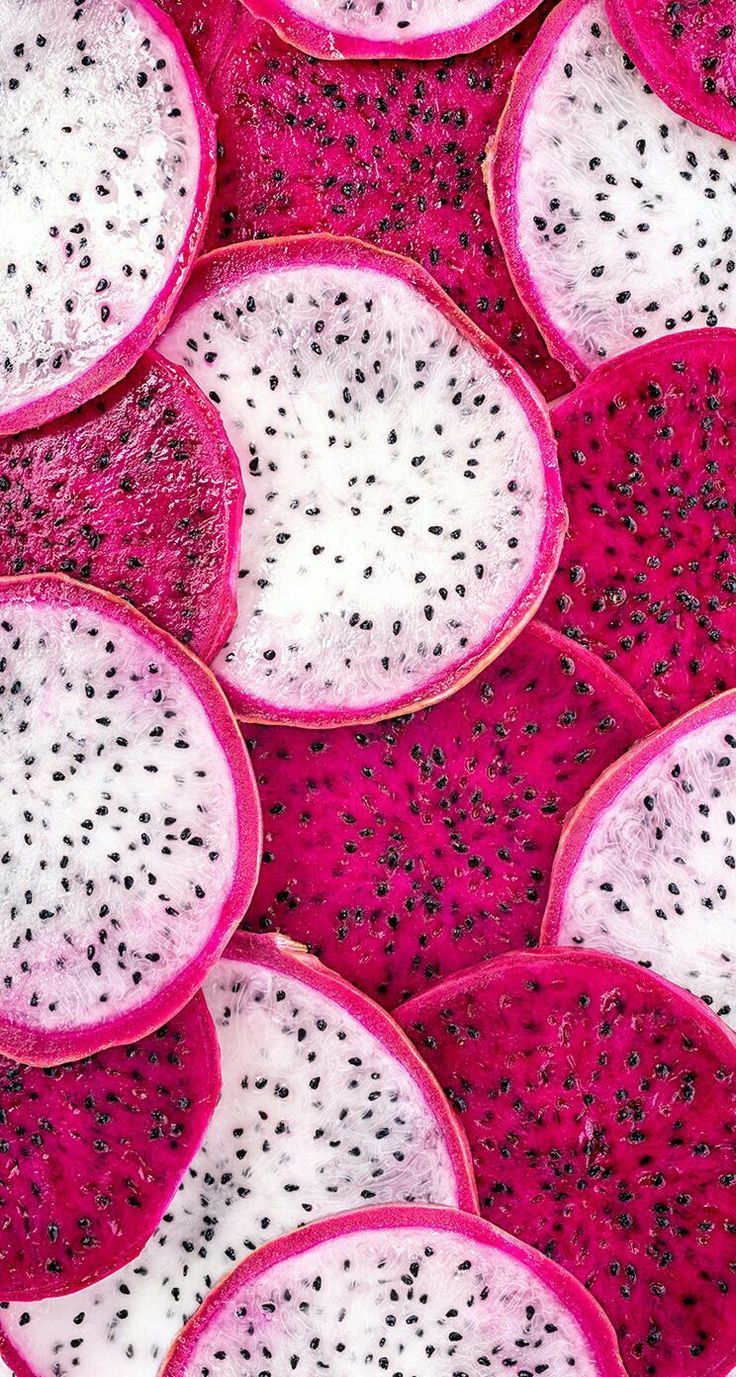 Drachenfrucht, Pitaya, Nahaufnahme, Pink, Weiß, HD, Handy-Hintergrund im Hochformat